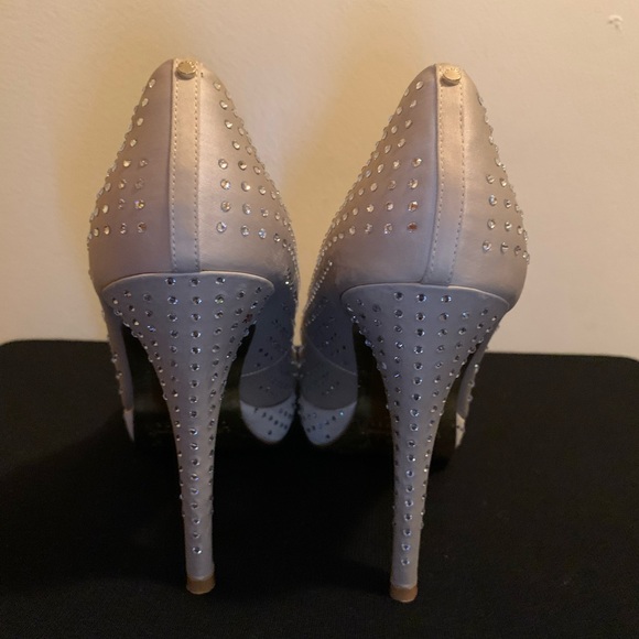 Ted Baker Rhinestone Studded Platform Heels - Picture 3 of 8